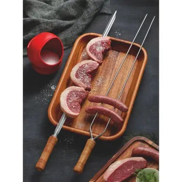 Tramontina Churrasco Wood Handle Single Prong Skewer