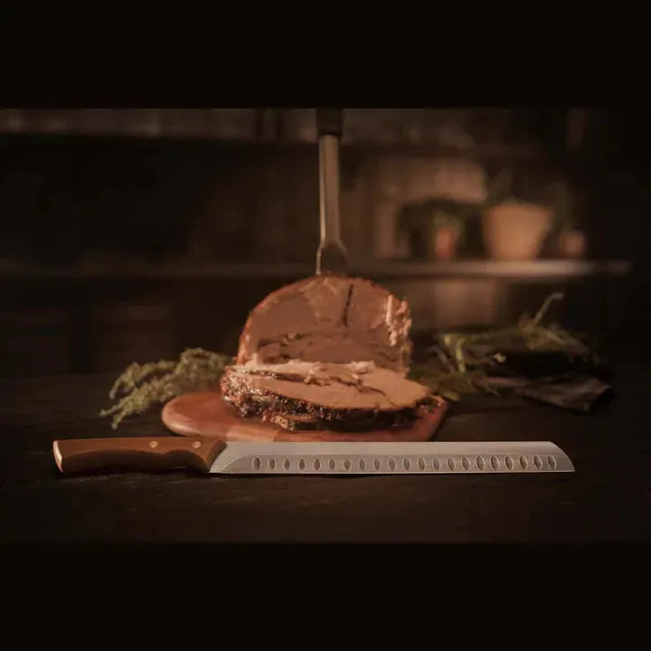 TRAMONTINA CHURRASCO BLACK 12" BRISKET KNIFE